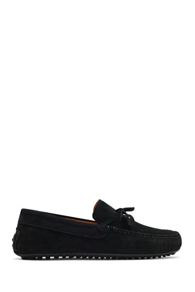 Derimod Erkek Siyah Süet Deri Loafer 26SFD633110
