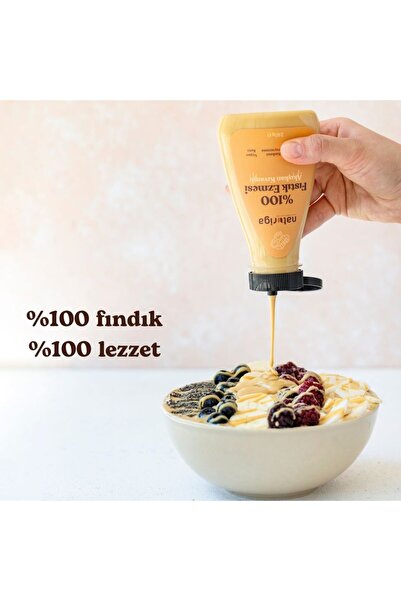 Naturiga Sıkılabilir %100 Fındık Ezmesi - 240gr