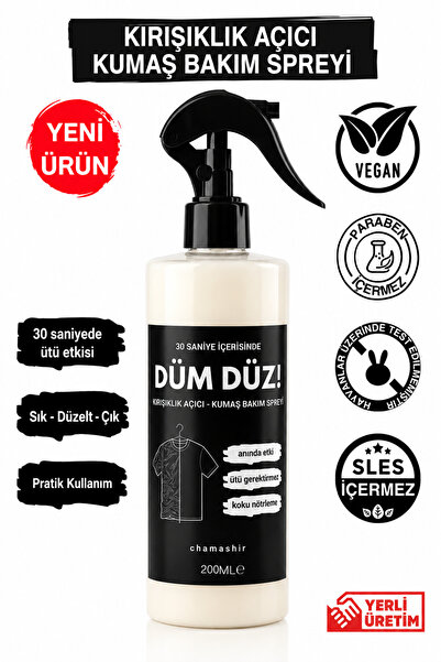 chamashir Kırışıklık Açıcı Kumaş Bakım Spreyi - 200ml