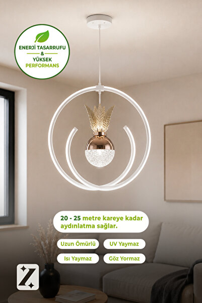 Zeda Teknoloji Arya LED Sarkıt Avize - Aydınlatma - Zeda Aydınlatma - Led Avize