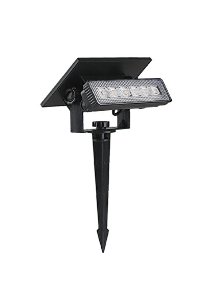 V-TAC LAMPĂ LED SOLARĂ 0.9W 3000K 2 ÎN 1 MONTAJ PE PERETE + TARUS GRADINA IP65