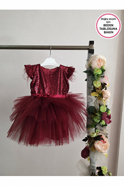 Kidstore Kız Çocuk Eteği Kat Kat Elbise
