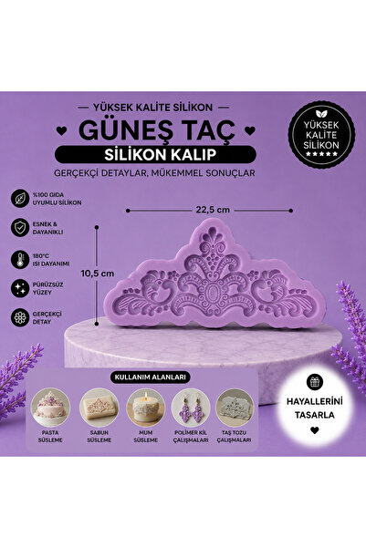 Dr.Paste Güneş Taç Silikon Kalıp 00188