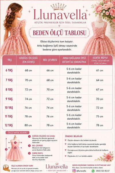 lunavella Balloon Skirt, Girls, Princess Model, Dress