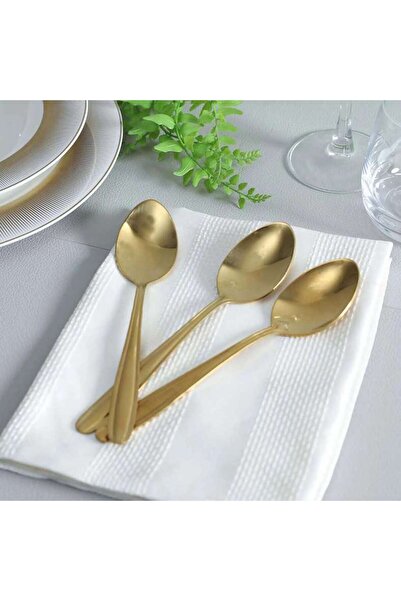 PAN HOME Guilenna 3-Piece Dinner Spoon - Gold
