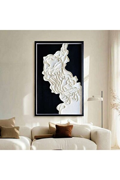PAN HOME Syrena Handmade Shadow Box 80x120cm - Black