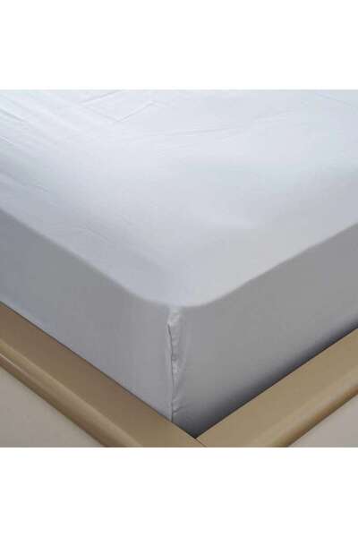 PAN HOME Indulgence Fitted Sheet 180x200+33cm - Grey Dawn
