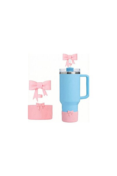 Stanley 1 Adet Pembe Silikon Taban Koruyucu Stnly Quencher 30/40oz Uyumlu Kay...