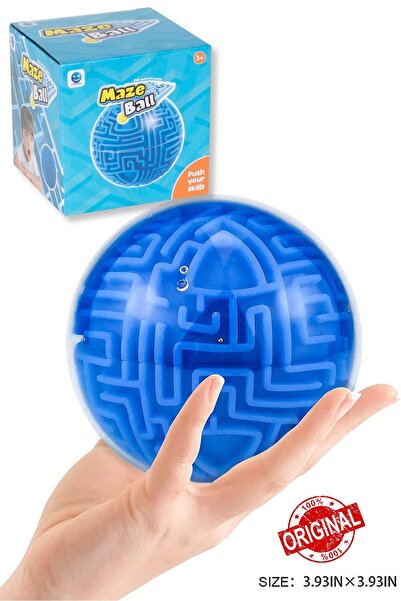 TOYFEST Demir Bilyeli Labirent Zeka Küre Oyunu Topu