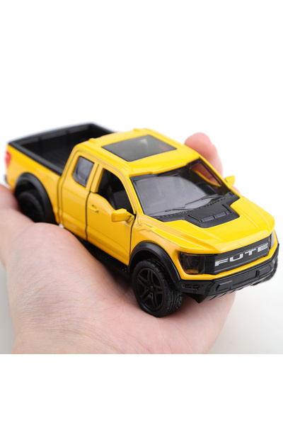 Choice3 Pickup yellow (Bagged) 1/36 New Muscle FUTE Pickup Truck, Pull-back T...