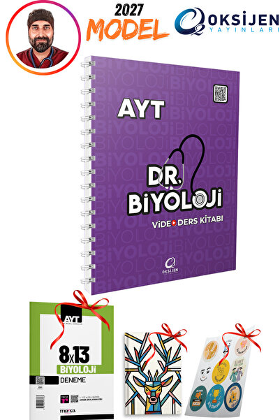 Oksijen Yayınları 2027 Model Dr Biyoloji AYT Video Ders Kitabı (Kamp Konu Anl...
