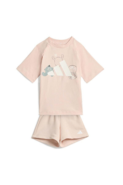 adidas طقم أوريجينالز للفتيات الصغيرات مكون من قطعتين I TRNSTR T SET KE0757
