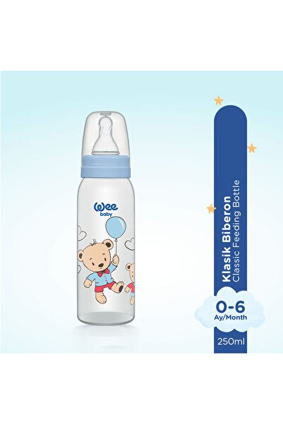 Wee Baby Klasik PP Biberon 250 ml Pembe 0-6 Ay