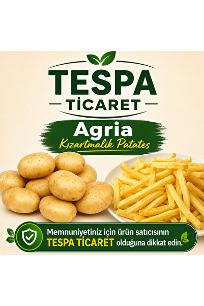 Organikiste Jelly Kızartmalık Patates 10 Kg – Yeni, Taze, Altın Sarısı, Kıtır...