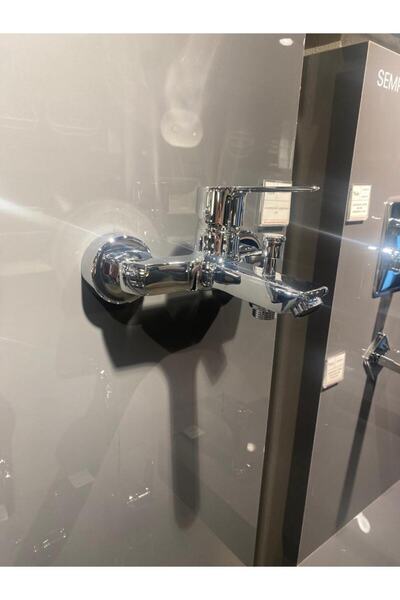 KALE Mare Banyo Bataryası ve Tema 53230 Rain Tondo Tepe Duş Seti Krom Banyo Seti