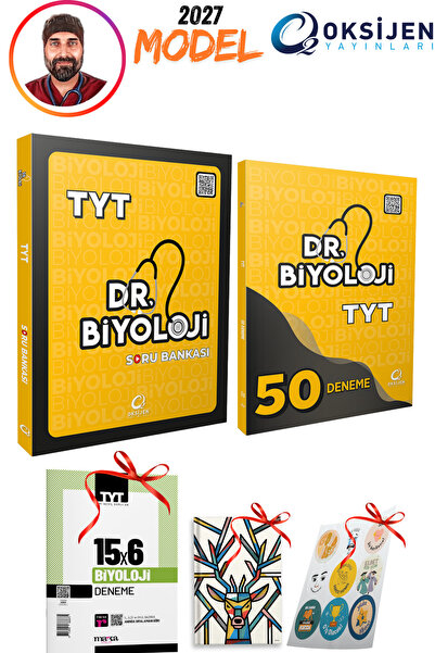 Oksijen Yayınları 2027 Model Dr Biyoloji TYT Soru Bankası ve TYT 50 Deneme 2l...