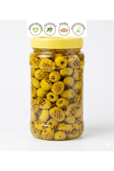 Zeytinci Abla Izgara Yeşil Zeytin Edremit - Doğal&Katkısız 1 kg