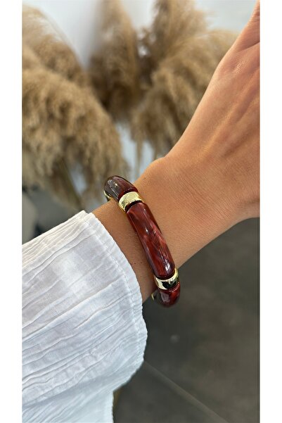GLARE JEWELRY CO Basic Bone Elastic Stainless Steel Handcuff Bracelet