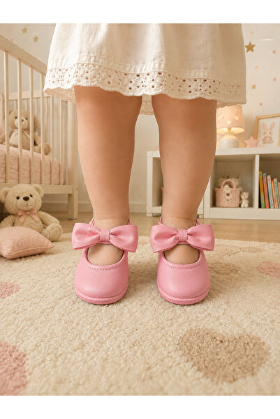My Baby Kumsal % 100 Deri Bebe Patik & Ayakkabı ( Taban ve İç Astar Tamamen D...