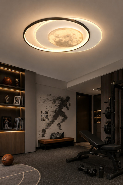 ESSLİGHT Dolunay 50 Cm 3 Renk Işık Özellikli Led'li Modern Salon Mutfak Yatak...