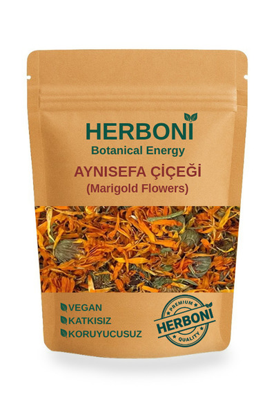 HERBONİ Aynısefa Çiçeği 40g, Portakal Nergisi, Pol Marigold, Calendula Offici...