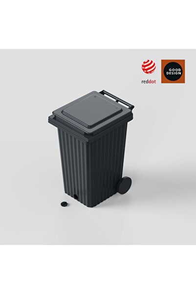 Wave Bin Pubela Europubela AETA 240 L neagra – super rezistenta, design premi...