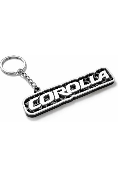 OEM Toyota Corolla Logo Keychain – Stylish Design Car Keychain