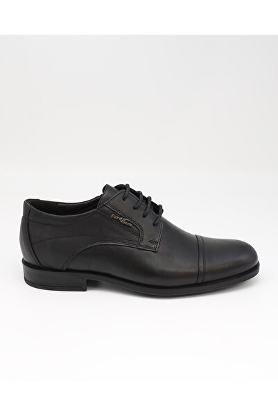 FOREX 2468 Pantofi casual anatomici pentru bărbați din piele naturală neagră