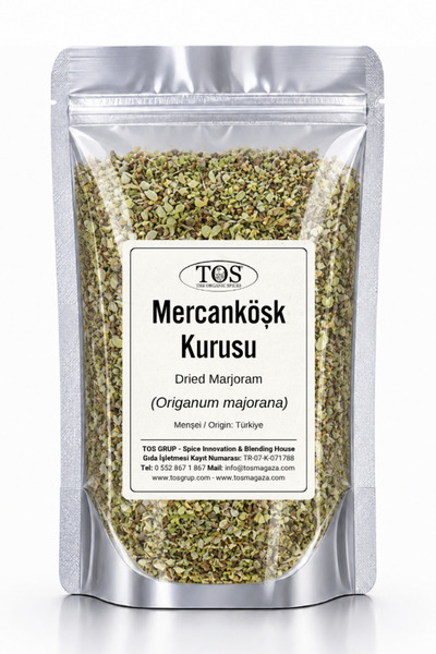TOS The Organic Spices Mercanköşk Kurusu 50 gr (1. KALİTE) Origanum Majorana ...