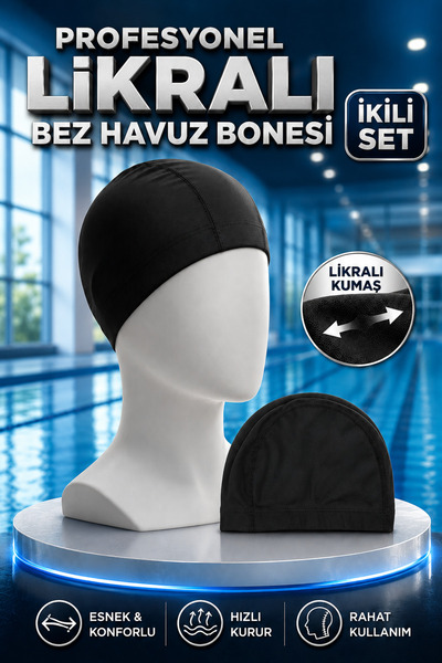 viyol marketim 2 bucăți material elastic șepci de înot din material textil – ...