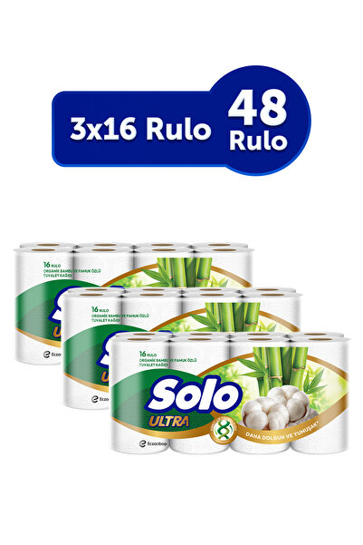 Solo Tuvalet Kağıdı Bambu Katkılı 48'li