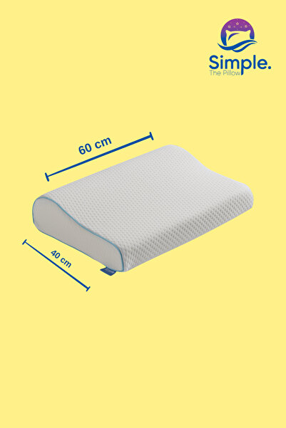 Simple. The Pillow Pernă ortopedică Visco cu canale de aer. Pernă de susținer...