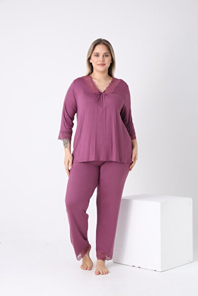 Cotpark Women's Viscose Elastane Blended Pajama Set Loungewear 30465-B