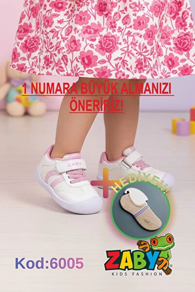 zaby Maksimum Hava Alabilen: Cırt Cırtlı ve Kaymaz Tabanlı İlk Adım Ayakkabıs...