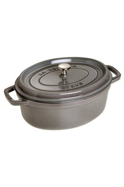 STAUB La Cocotte 20cm round, Graphite grey, Cast Iron