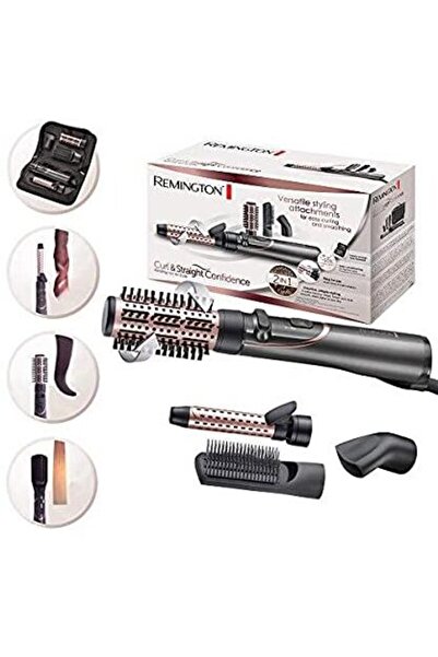 Remington Curl & Straight Confidence AS8606 Rotating Hot Air Brush, 800 W, 4 ...