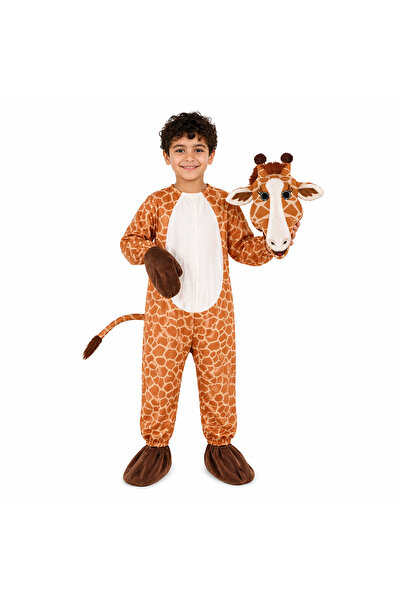 joyland Children's Giraffe Full Costume Set-Beige and Brown