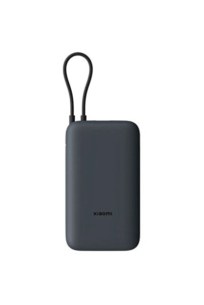 Xiaomi 20000mAh 22.5W cu cablu integrat Type-C, gri închis