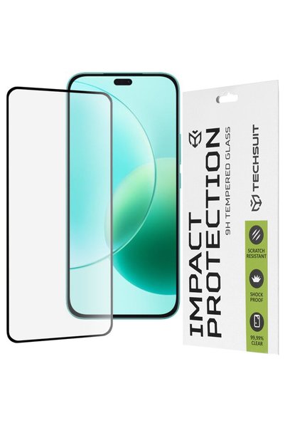 Techsuit Folie pentru Honor X8b / X8c / 400 Lite - 111D Full Cover / Full Glu...
