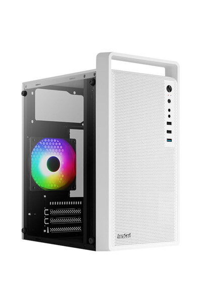 AEROCOOL CS-109 FRGB USB 3.0 Mini-Tower Fara sursa Alb
