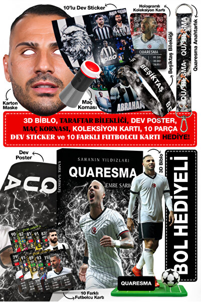 Parodi Yayınları Quaresma Futbolcu Kitabı - Özel Koleksiyon Hediye Seti - Bil...