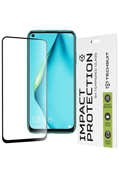 Techsuit Защитно фолио за Huawei P40 Lite / P20 Lite 2019 - 111D с цялостно п...