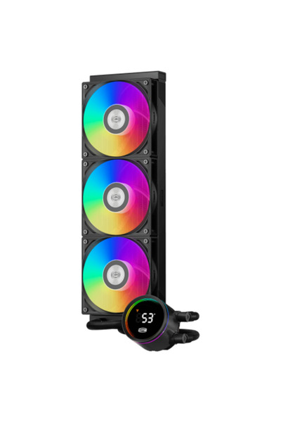 PCCOOLER DA360 Pro ARGB Digital BK, 3 x 120 mm, Negru