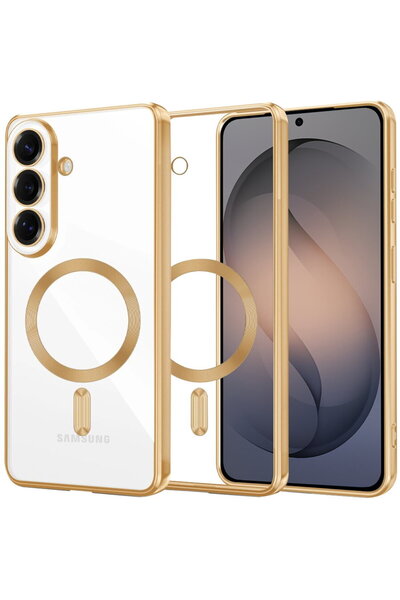 Techsuit Husa pentru Samsung Galaxy S26 - Luxury Crystal MagSafe - Gold