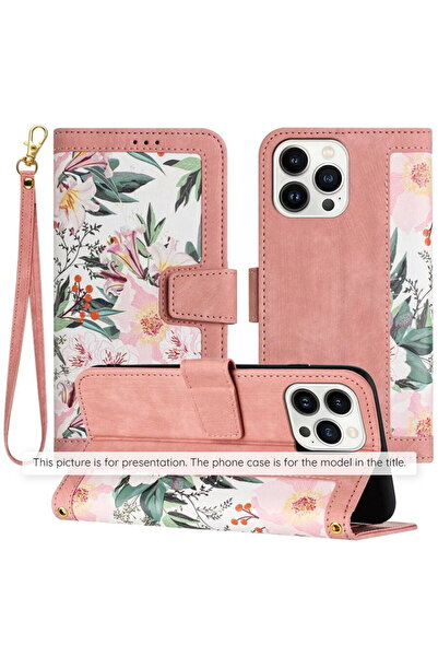 Techsuit Husă pentru iPhone 12 Pro Max - FlipCraft - Roz Sweetheart