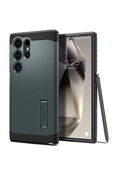 Spigen Husa pentru Samsung Galaxy S24 Ultra - Tough Armor - Abyss Green