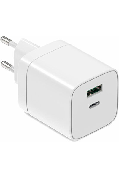 SERIOUX SRXA-WC34, 1 x USB-A, 1 x USB-C, 45 W, White