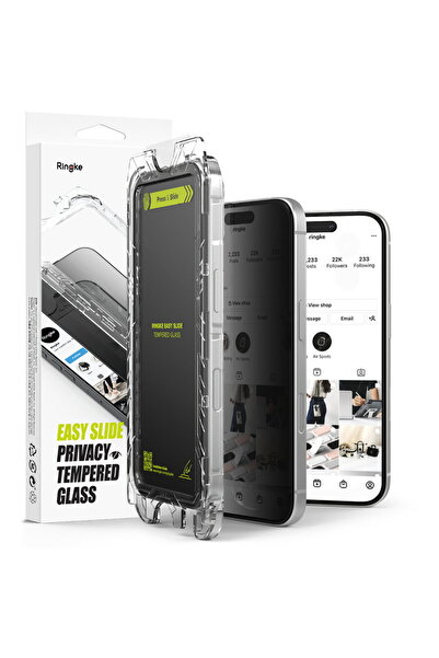 Ringke Folie pentru iPhone 16 Plus / iPhone 15 Plus (set 2) - Sticlă securiza...