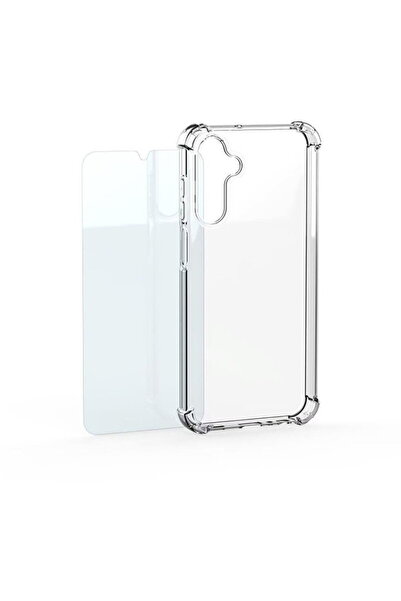 Samsung Mobeen Прозрачен калъф + Комплект закалено стъкло за Galaxy S26+ - Пр...