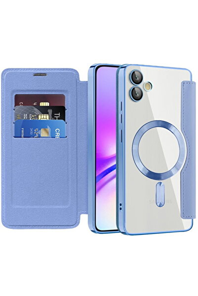 Techsuit Husă pentru Samsung Galaxy A05 - SmartMag Book Case - Albastru deschis